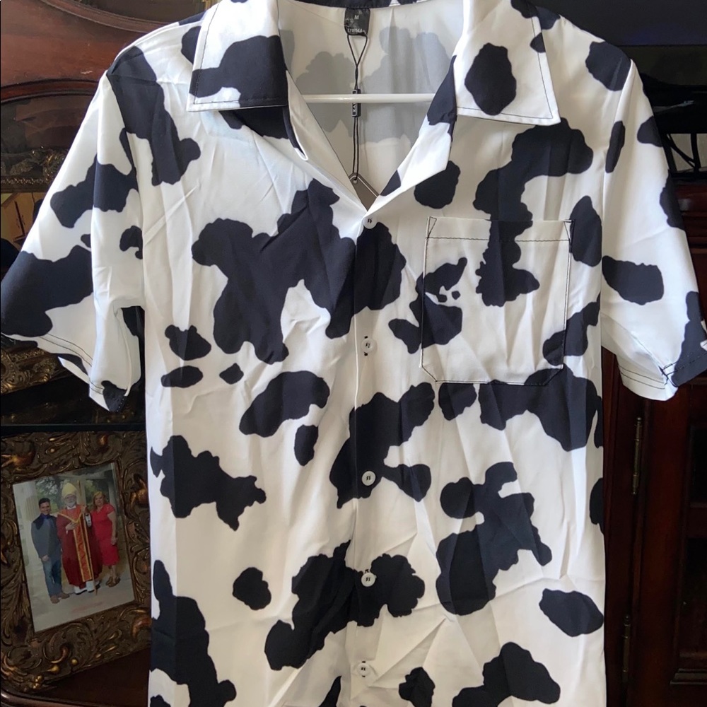 Cow Print Shirt from Zaful